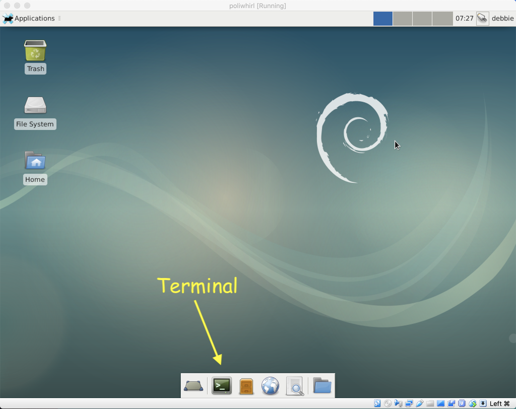 Debian Xfce Desktop Environment